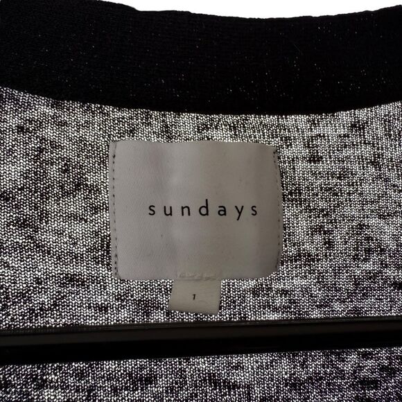 |EUC| WE ARE SUNDAYS Linen Blend Long Sleeve Full Length Lightweight Cardigan - Picture 5 of 6